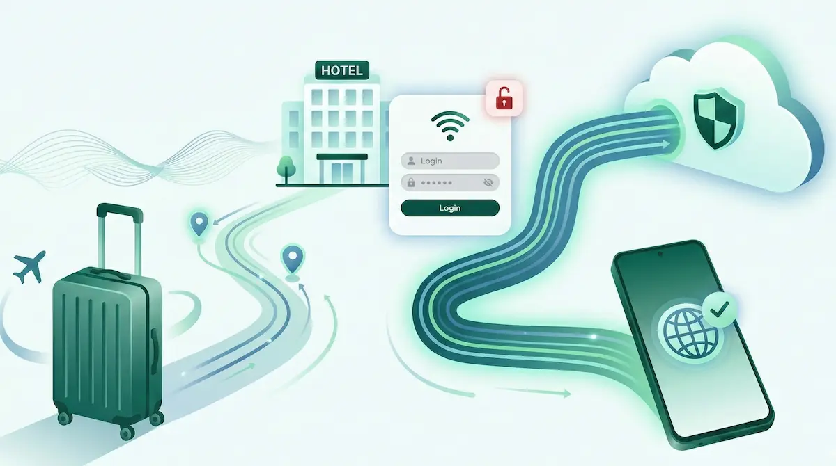 VPN em Hotéis e Viagens: Como Sobreviver ao Wi-Fi do Hotel (2026)